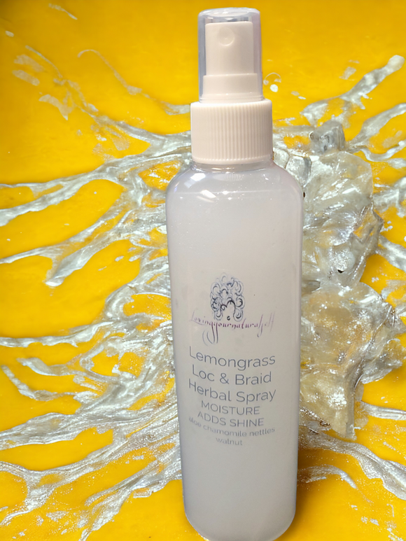 Lemongrass Loc & Braid Herbal Spray