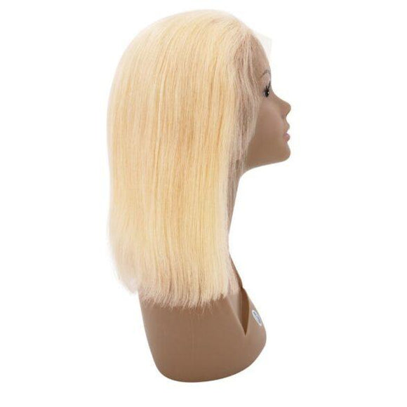 Blonde Straight Bob Wig Hair Type: 100% Human Hair Hair Lengths:  10