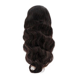 This wig looks like it is growing from the scalp! Can be cut, colored, and styled to your desire.  Hair: Natural 1B Human Hair Size: Medium Density: 130%, 150%, 180% Circumference: 22.5 Front to Nape: 14.5 Style: Body Wave Wig: Front lace Lengths: Available 14″- 26" Material: Lace